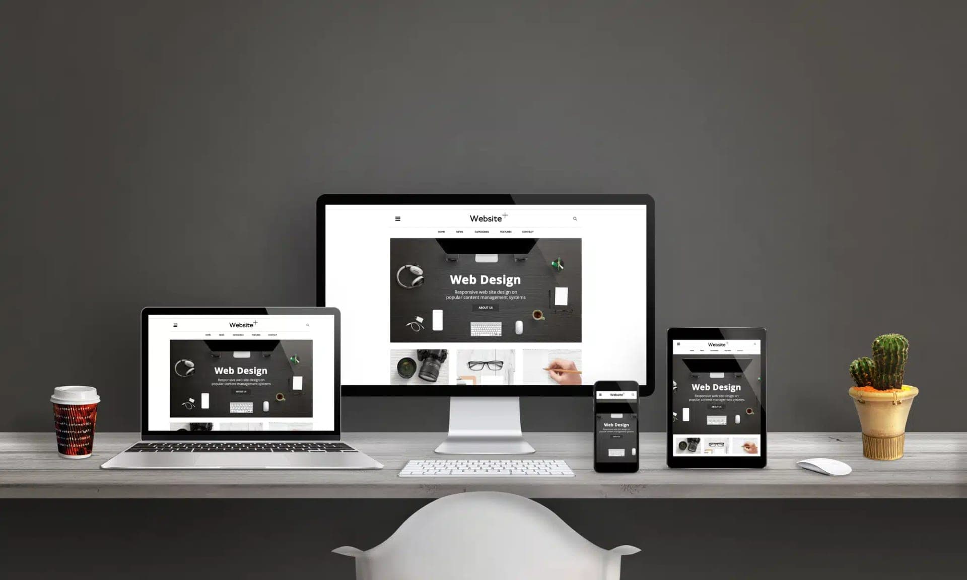 What happens before any web design work begins?